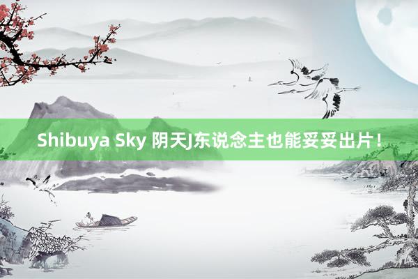 Shibuya Sky 阴天J东说念主也能妥妥出片！