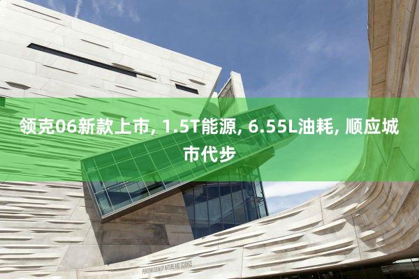 领克06新款上市, 1.5T能源, 6.55L油耗, 顺应城市代步